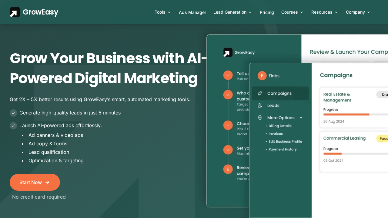 GrowEasy.ai screenshot