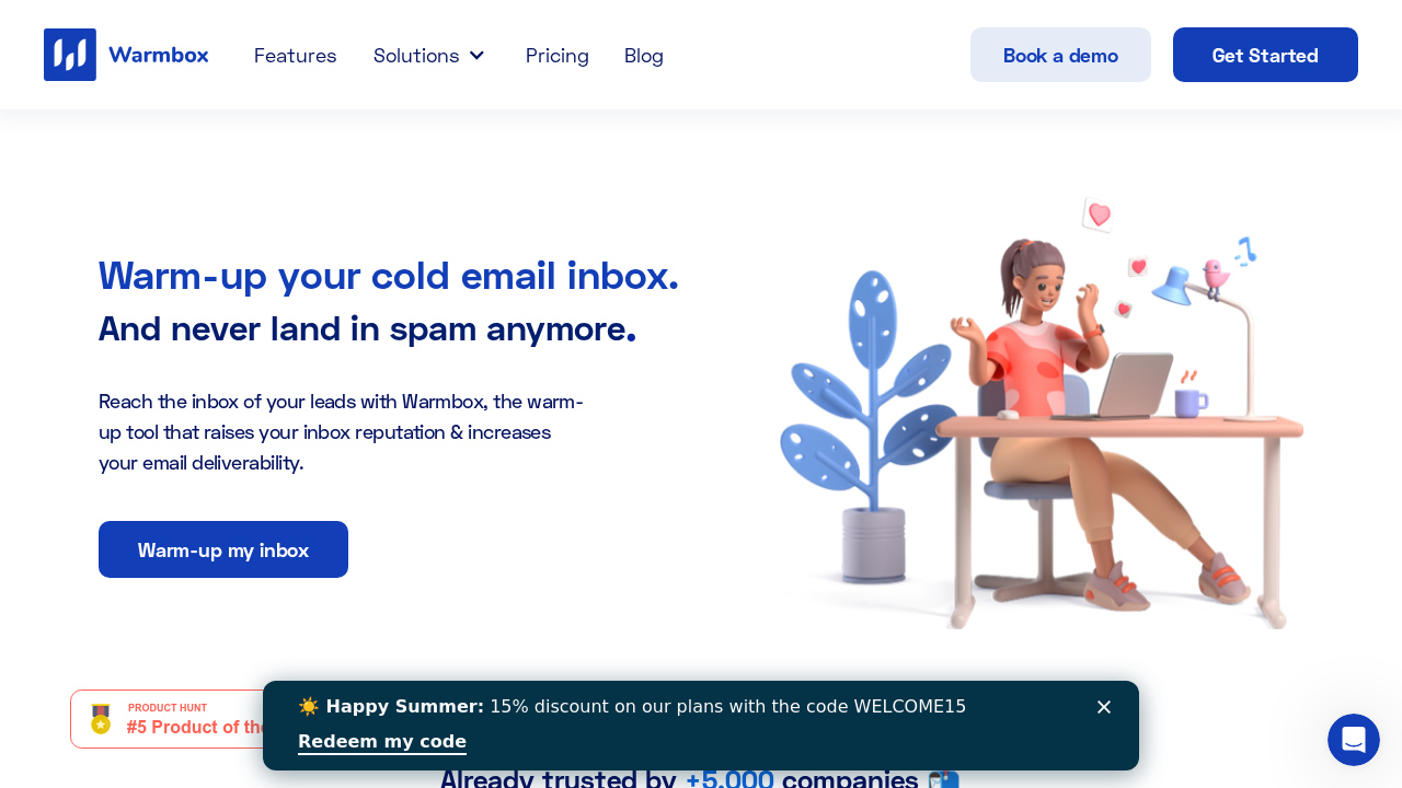 Warmbox.ai screenshot