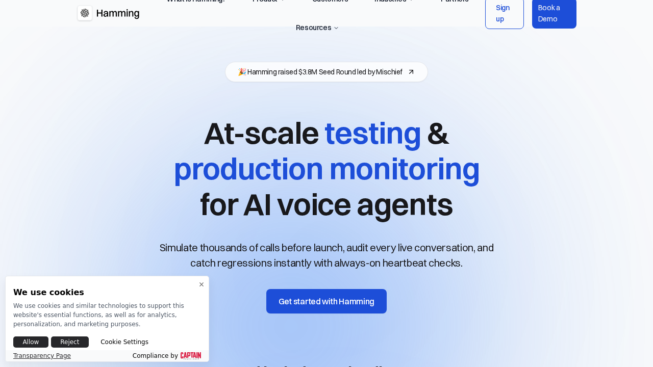 hamming.ai screenshot