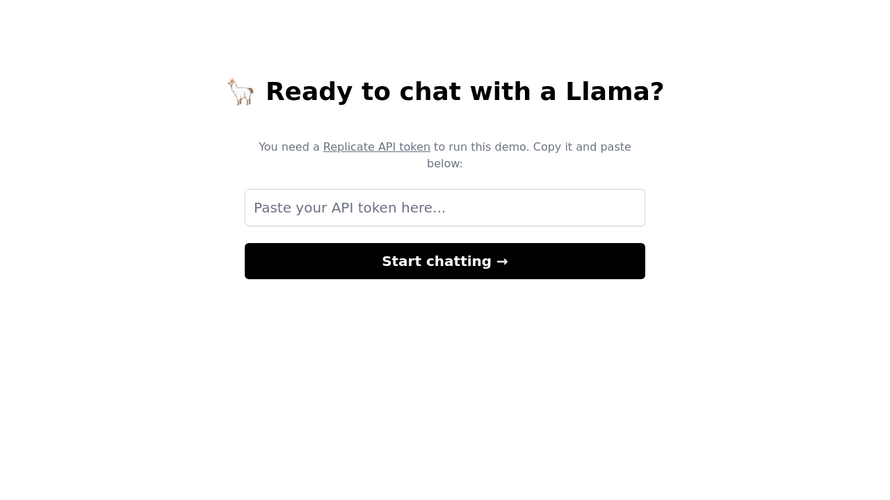 llama2.ai screenshot