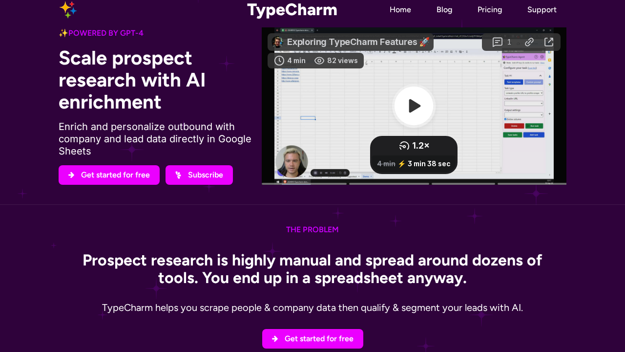 TypeCharm screenshot
