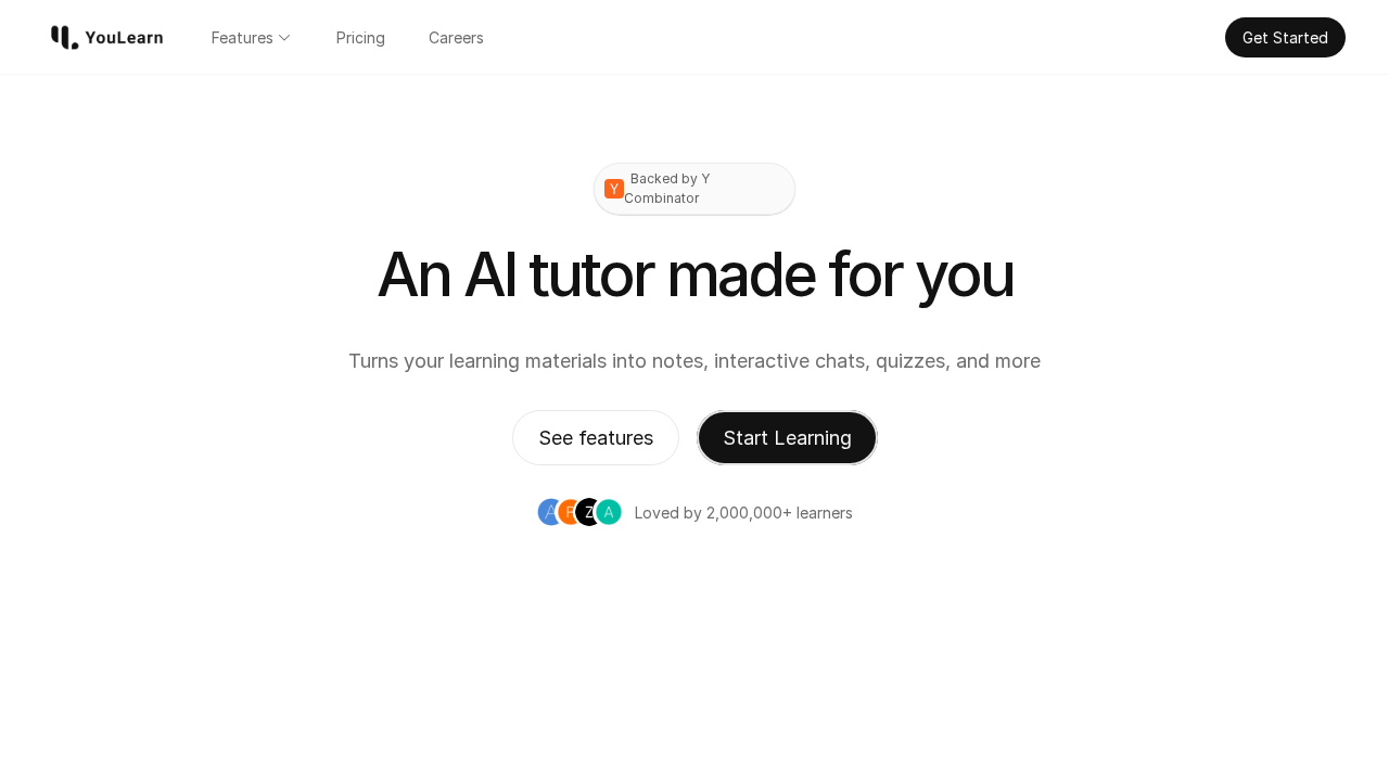 youlearn.ai screenshot
