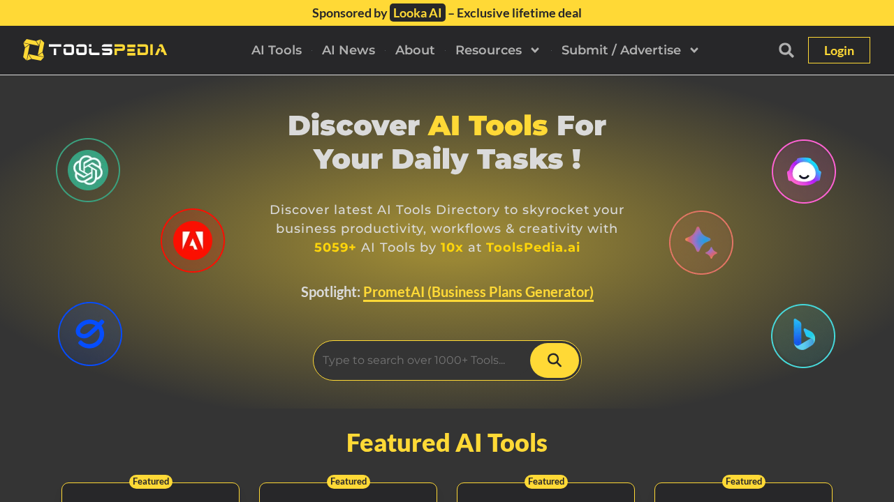 ToolsPedia.ai screenshot
