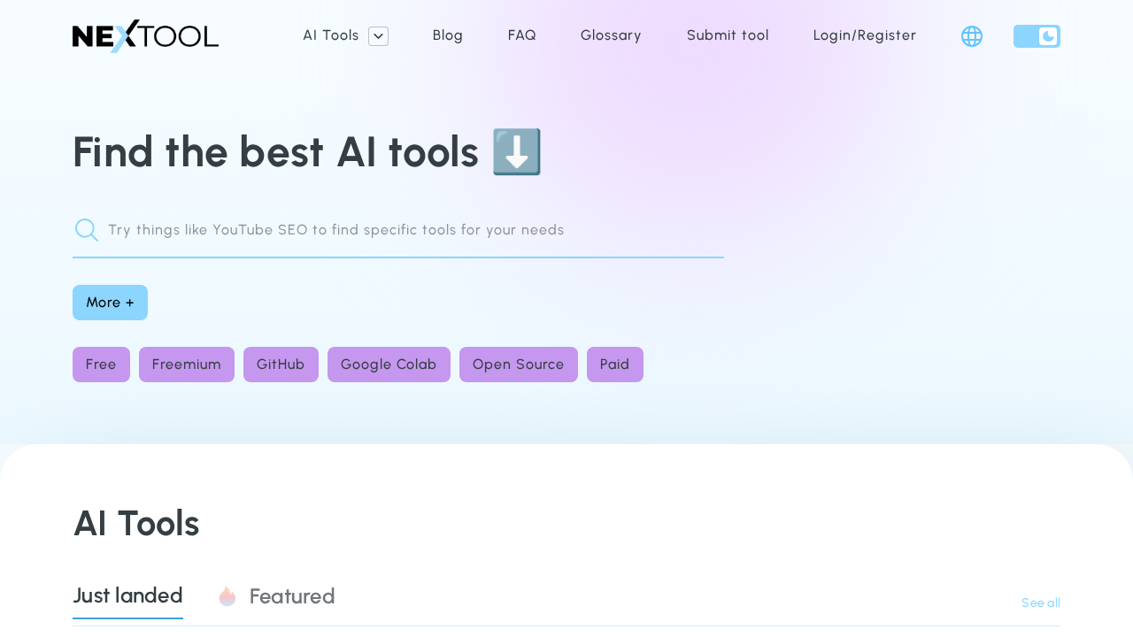 Nextool.ai screenshot
