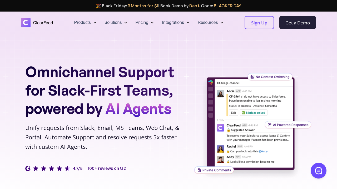 ClearFeed.ai screenshot
