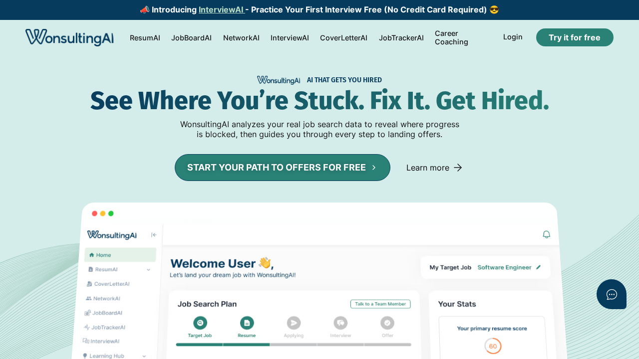 Wonsulting.ai screenshot