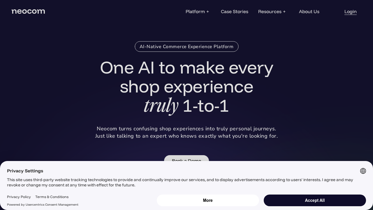 Neocom.ai screenshot