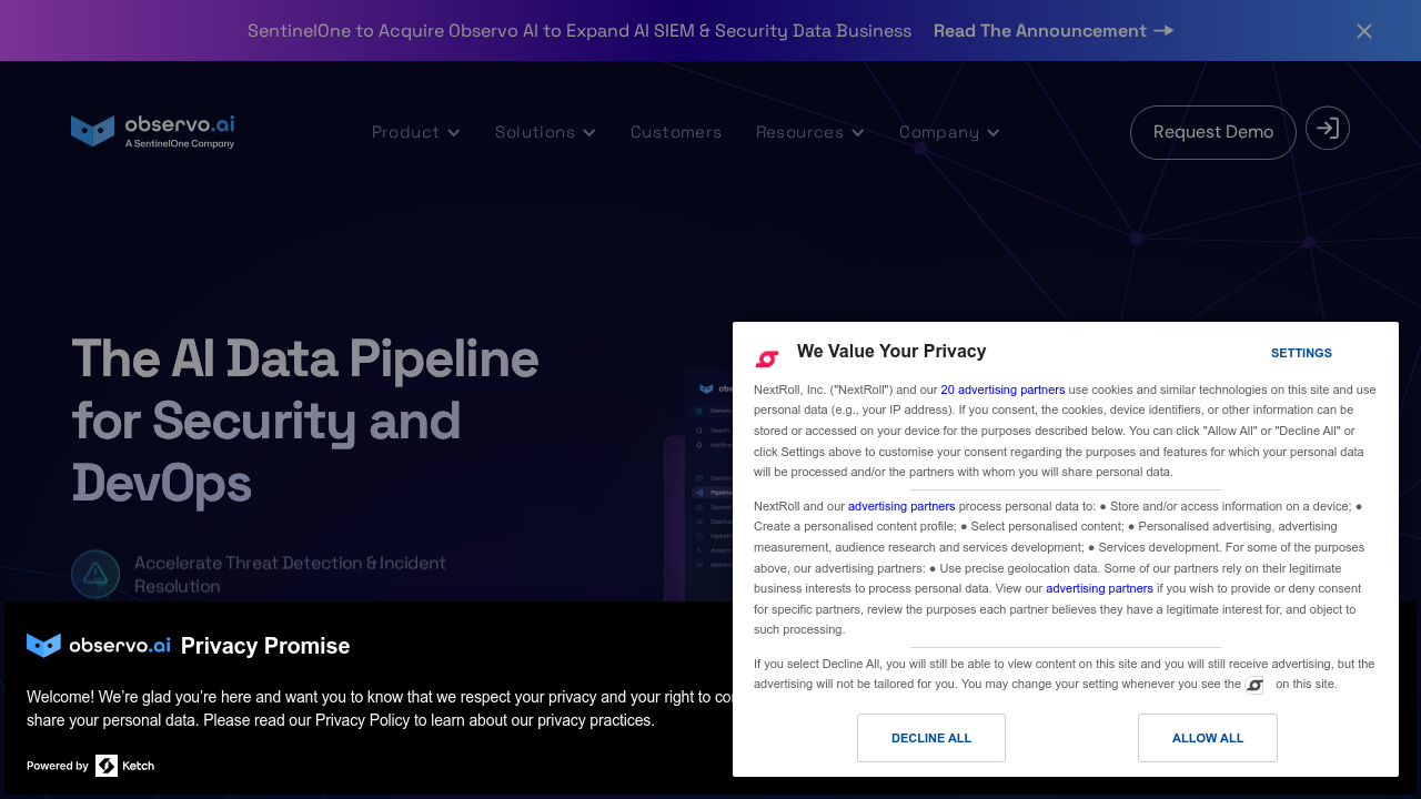 observo.ai screenshot
