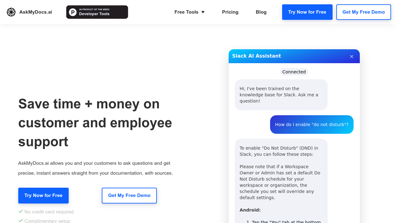 AskMyDocs.ai screenshot