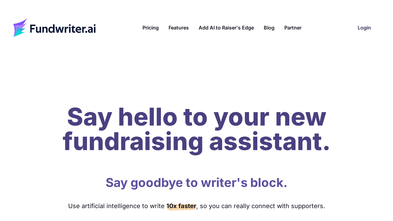 Fundwriter.ai screenshot