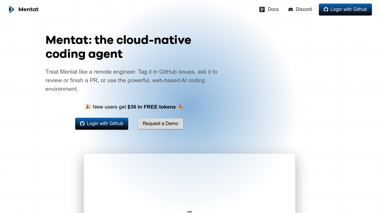 Mentat.ai screenshot