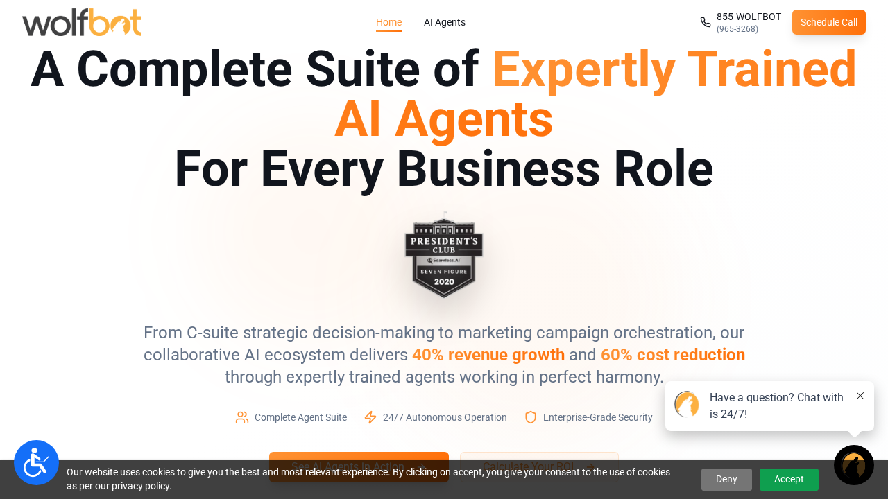 wolfbot.ai screenshot