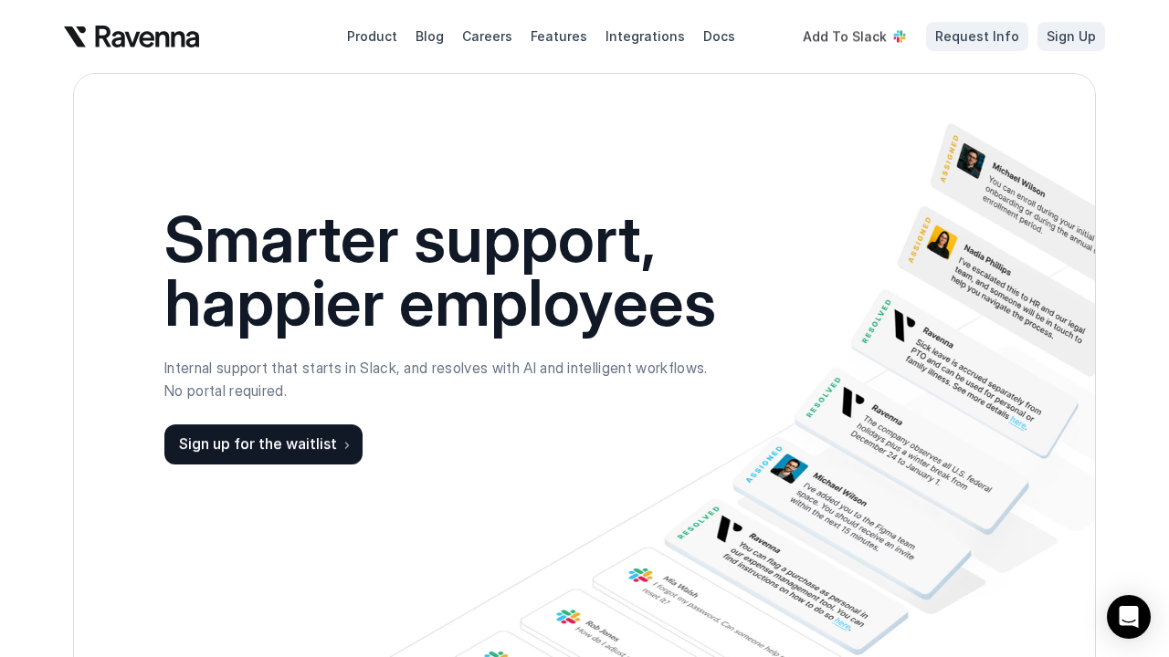 Ravenna.ai screenshot