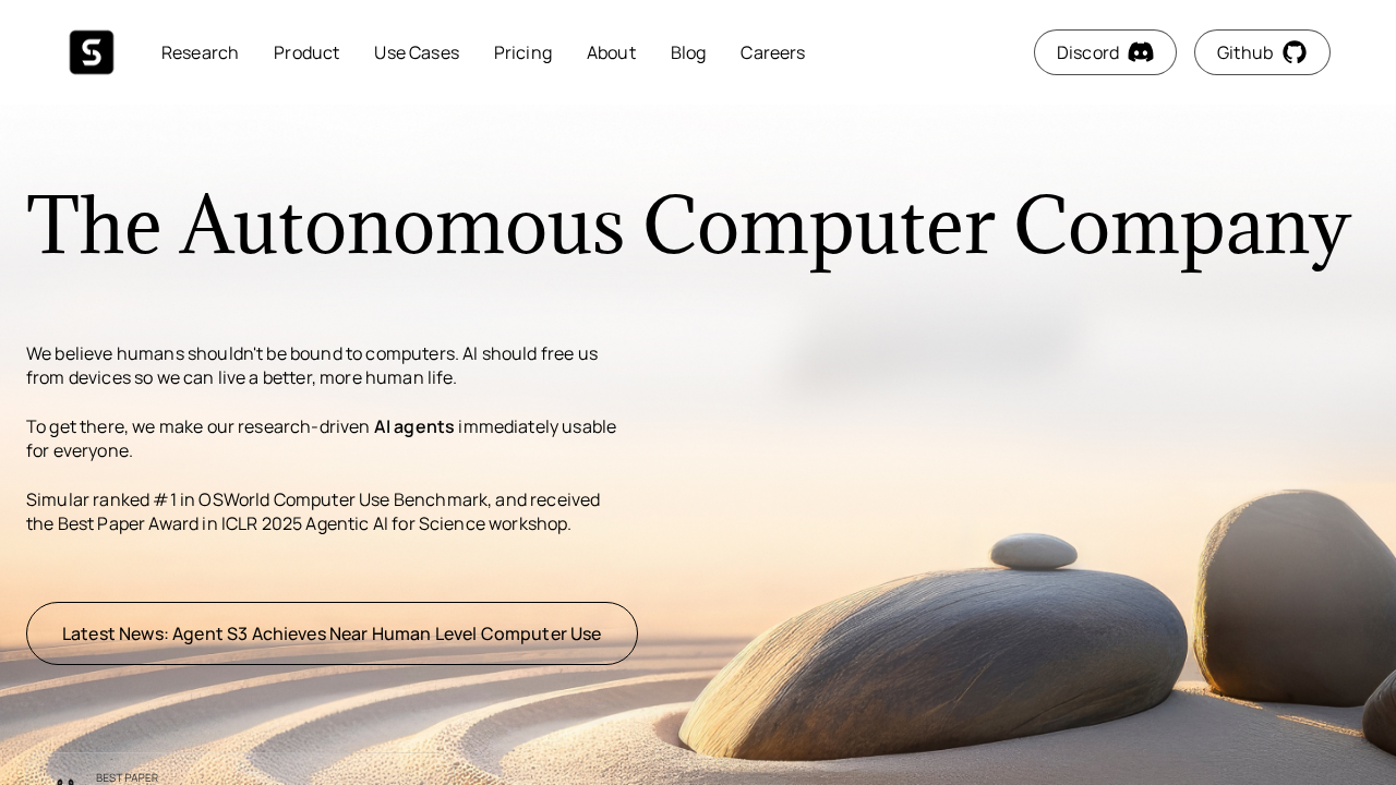 Simular.ai screenshot