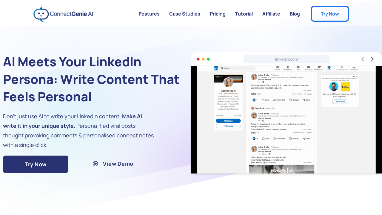 ConnectGenie AI screenshot