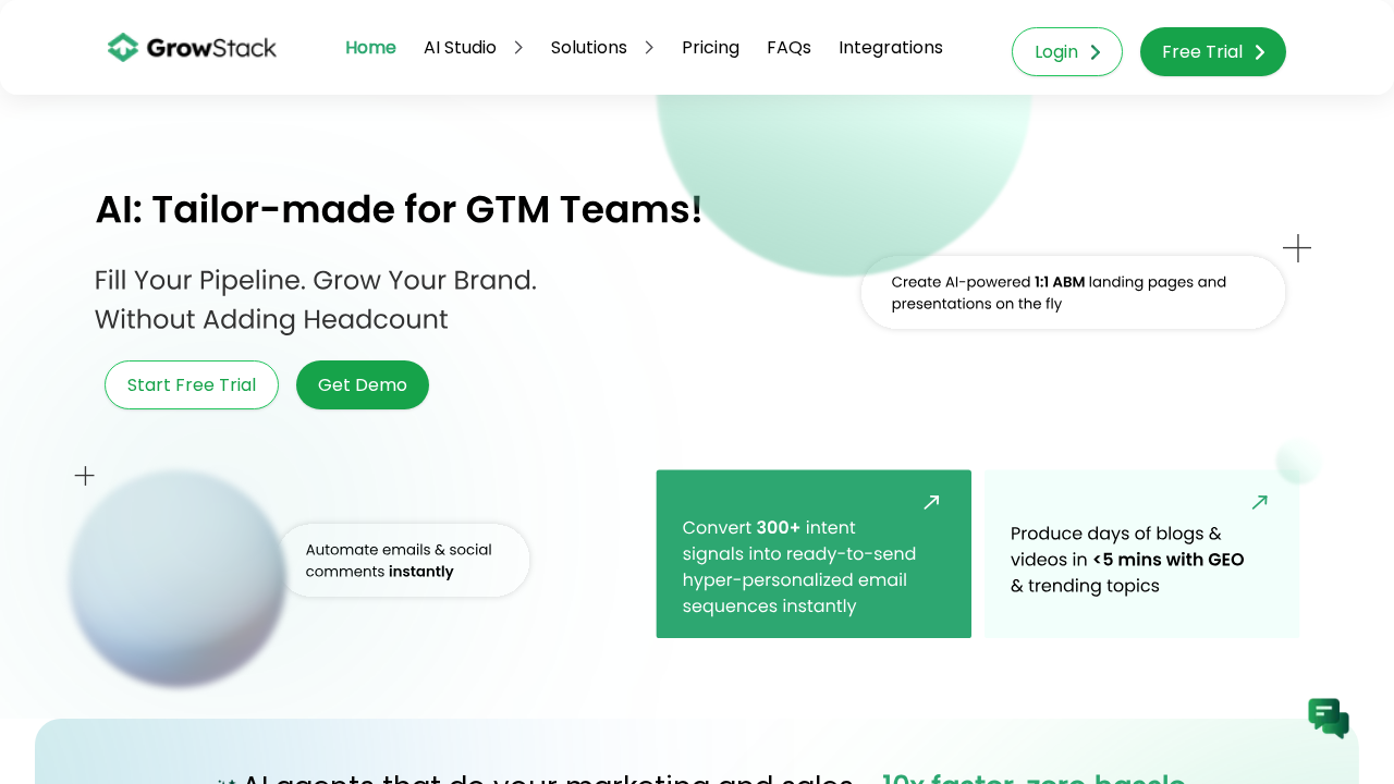 Growstack.ai screenshot