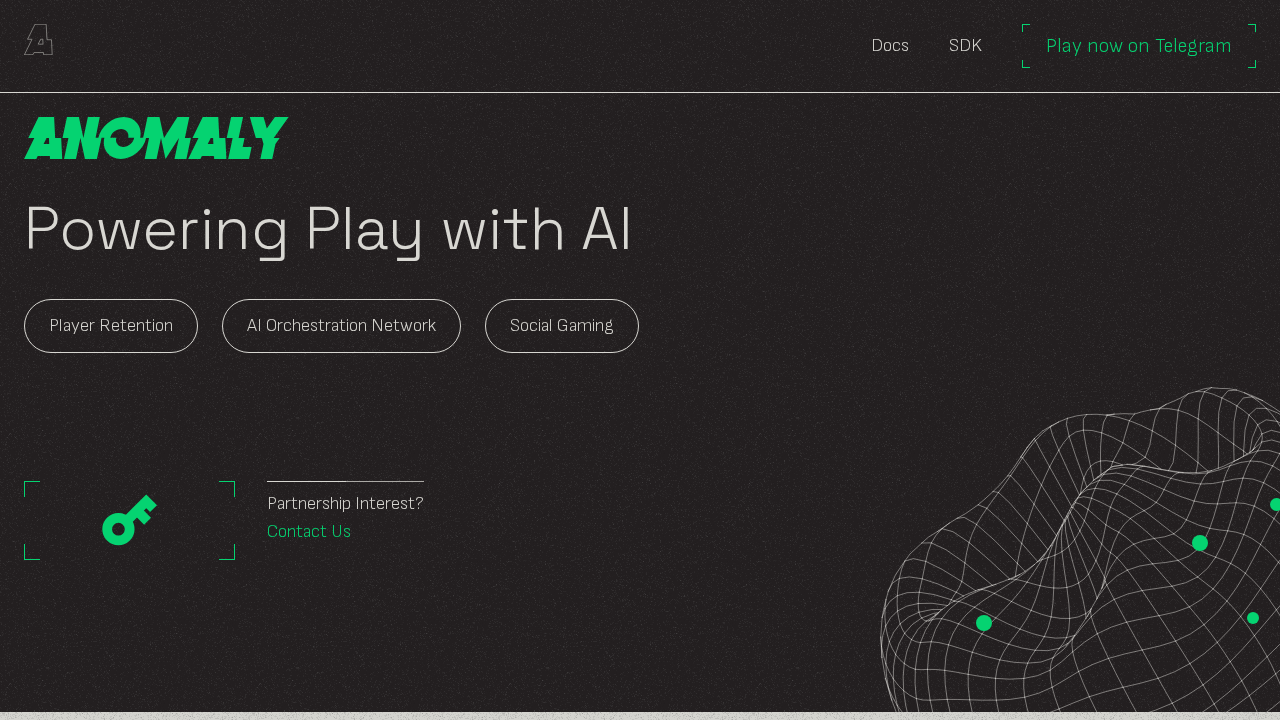 Anomalygames.ai screenshot