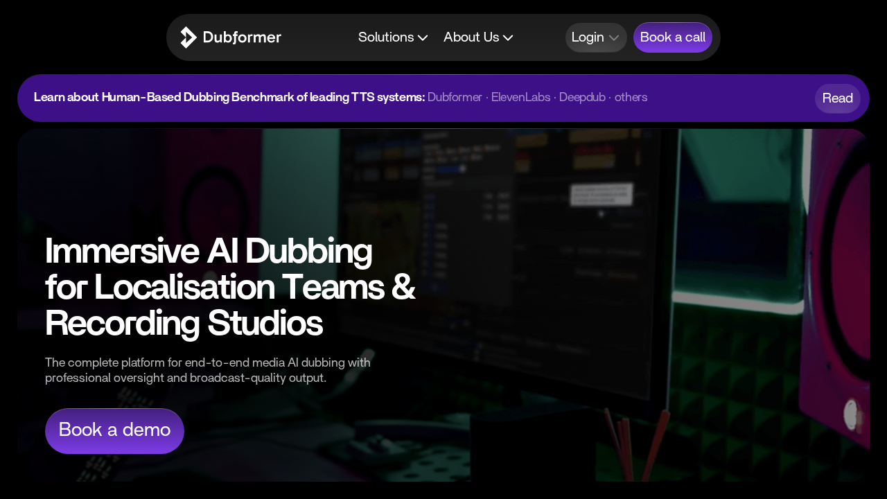 Dubformer.ai screenshot