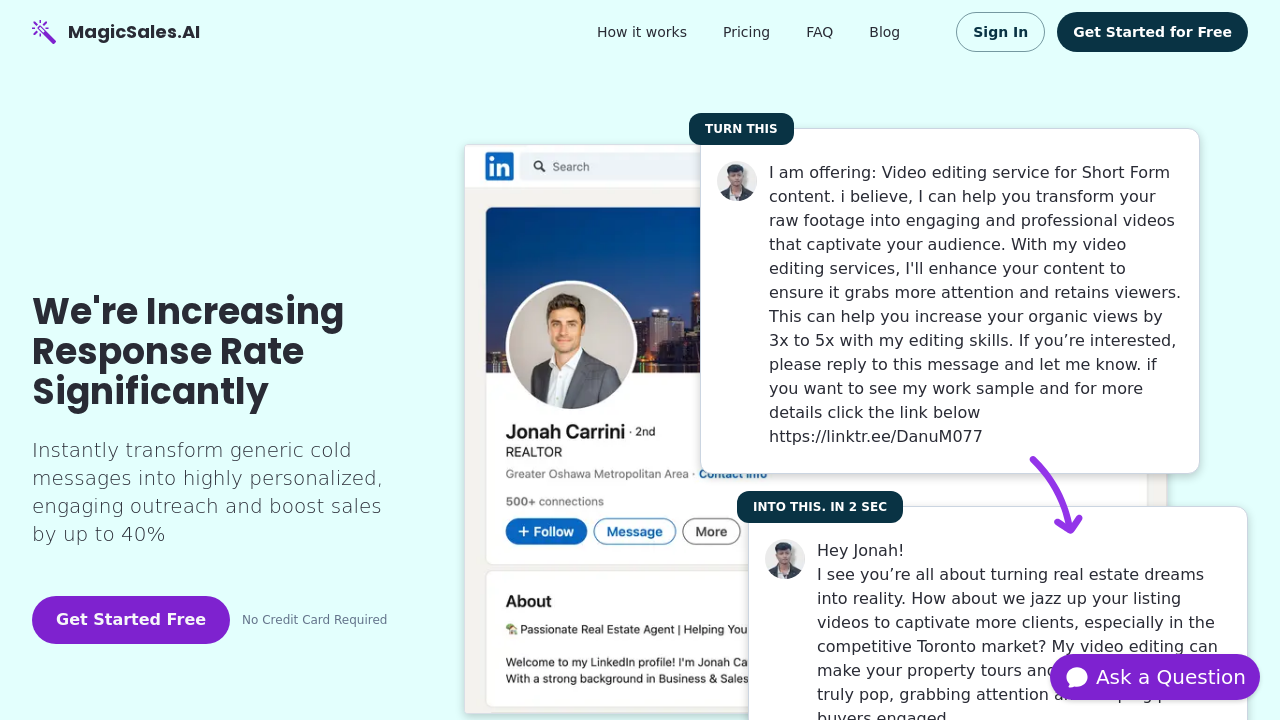 MagicSales.AI screenshot