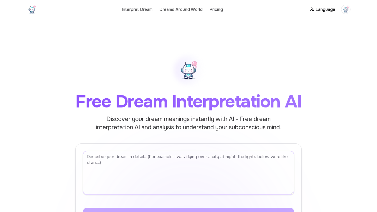 Dream-Interpretation.ai screenshot