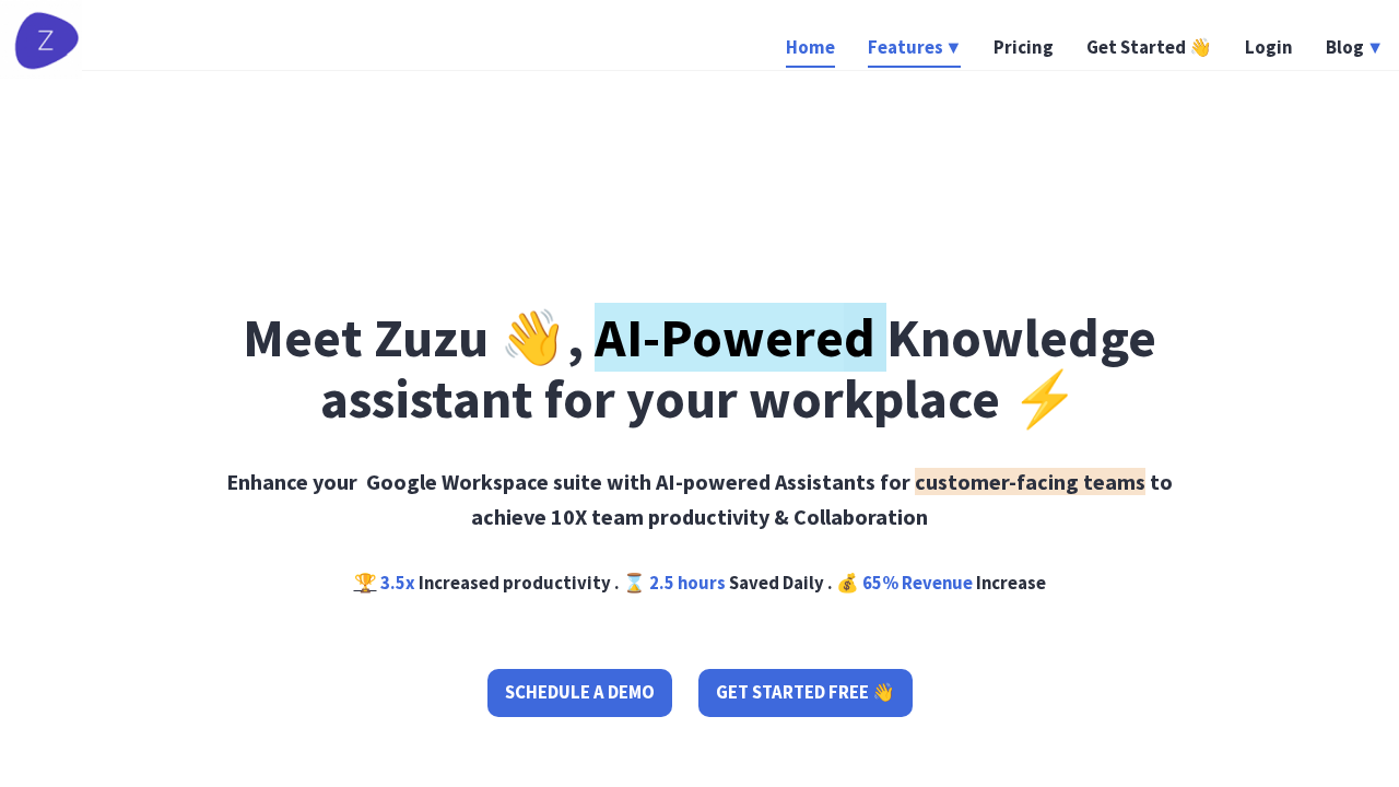 zuzu.ai screenshot