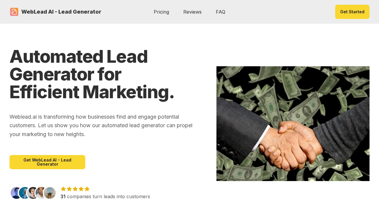 WebLead AI screenshot