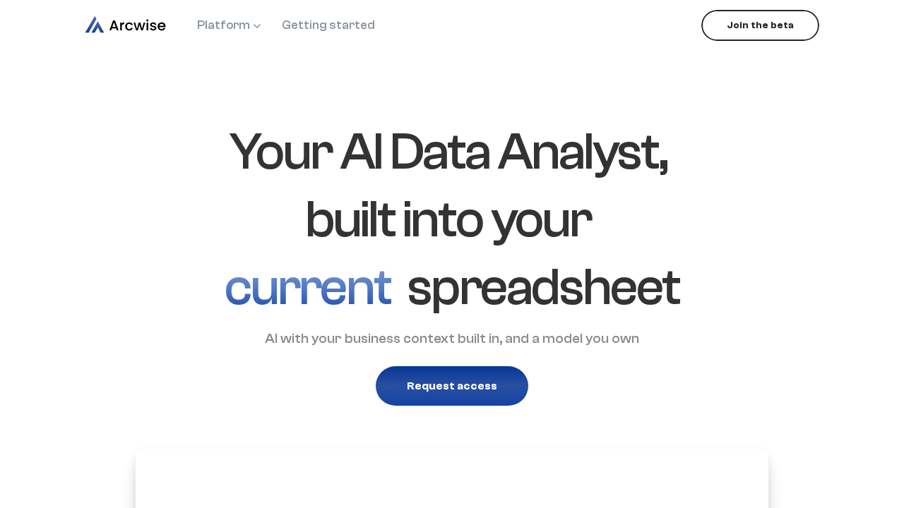 Arcwise.ai screenshot