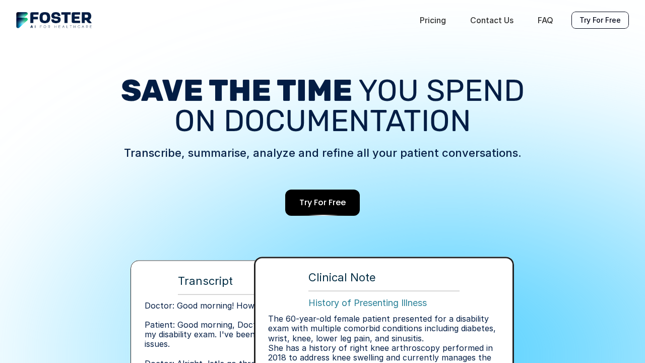 FosterHealth.ai screenshot