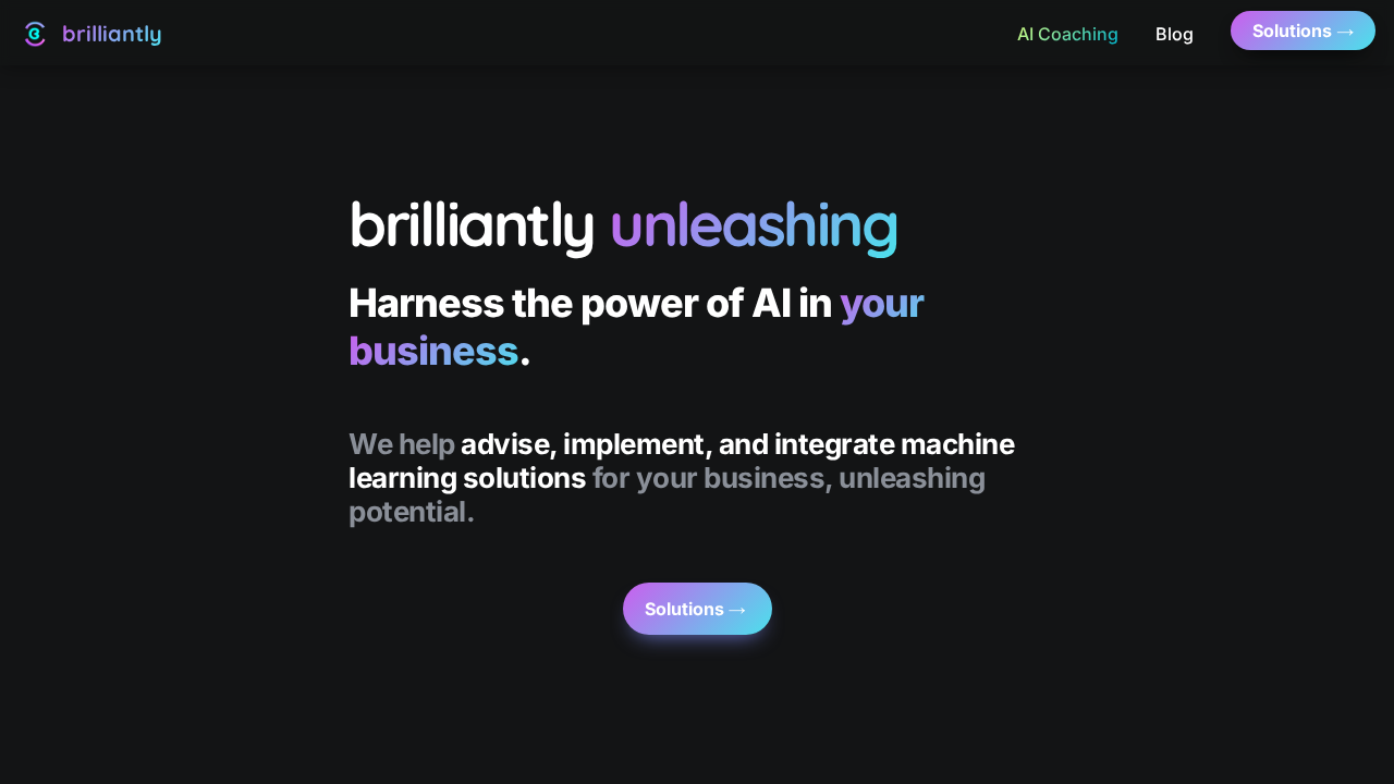 brilliantly.ai screenshot
