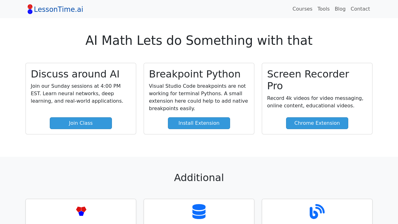 lessontime.ai screenshot