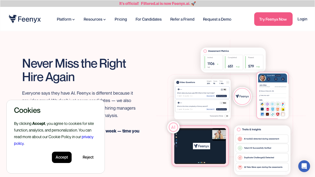 Feenyx.ai screenshot