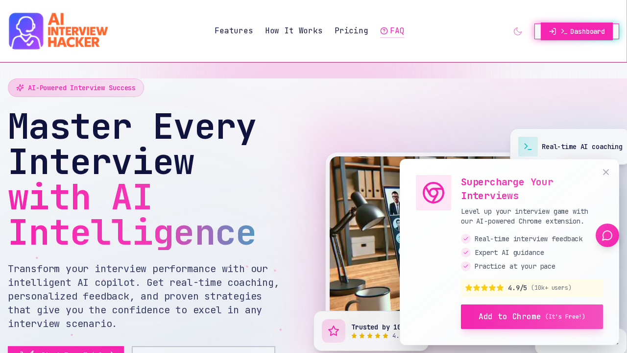 InterviewHacker.ai screenshot