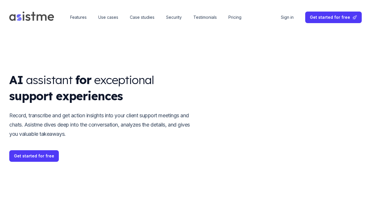 asistme.ai screenshot