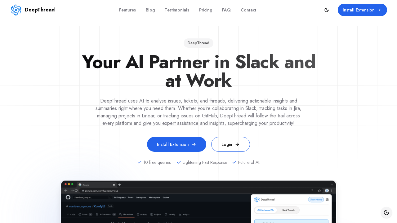 DeepThread screenshot