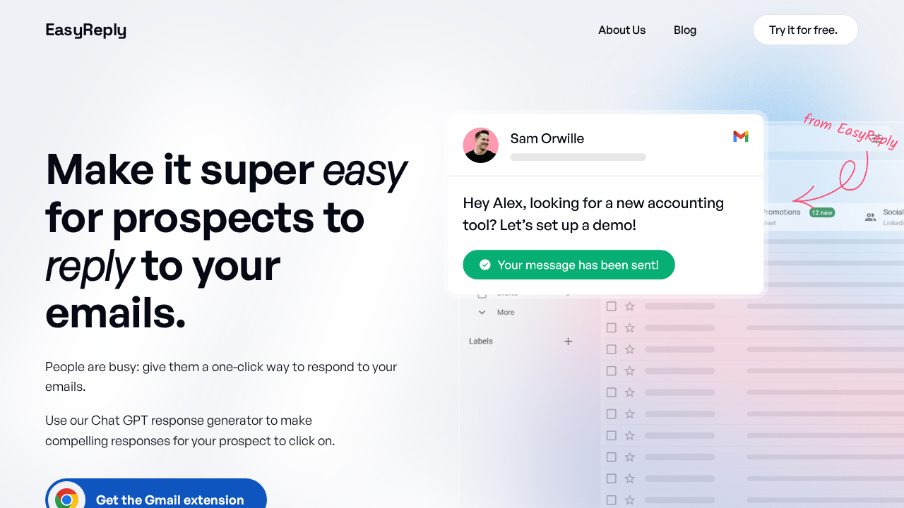 EasyReply screenshot