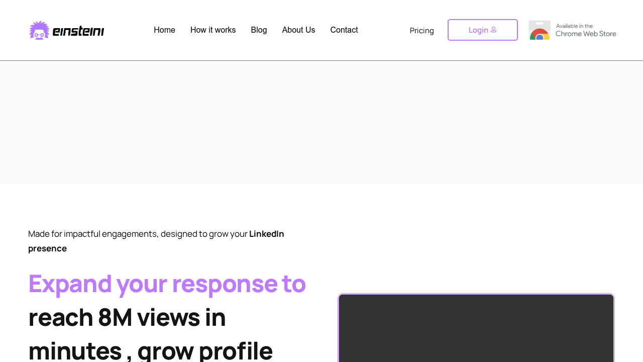 einsteini.ai screenshot