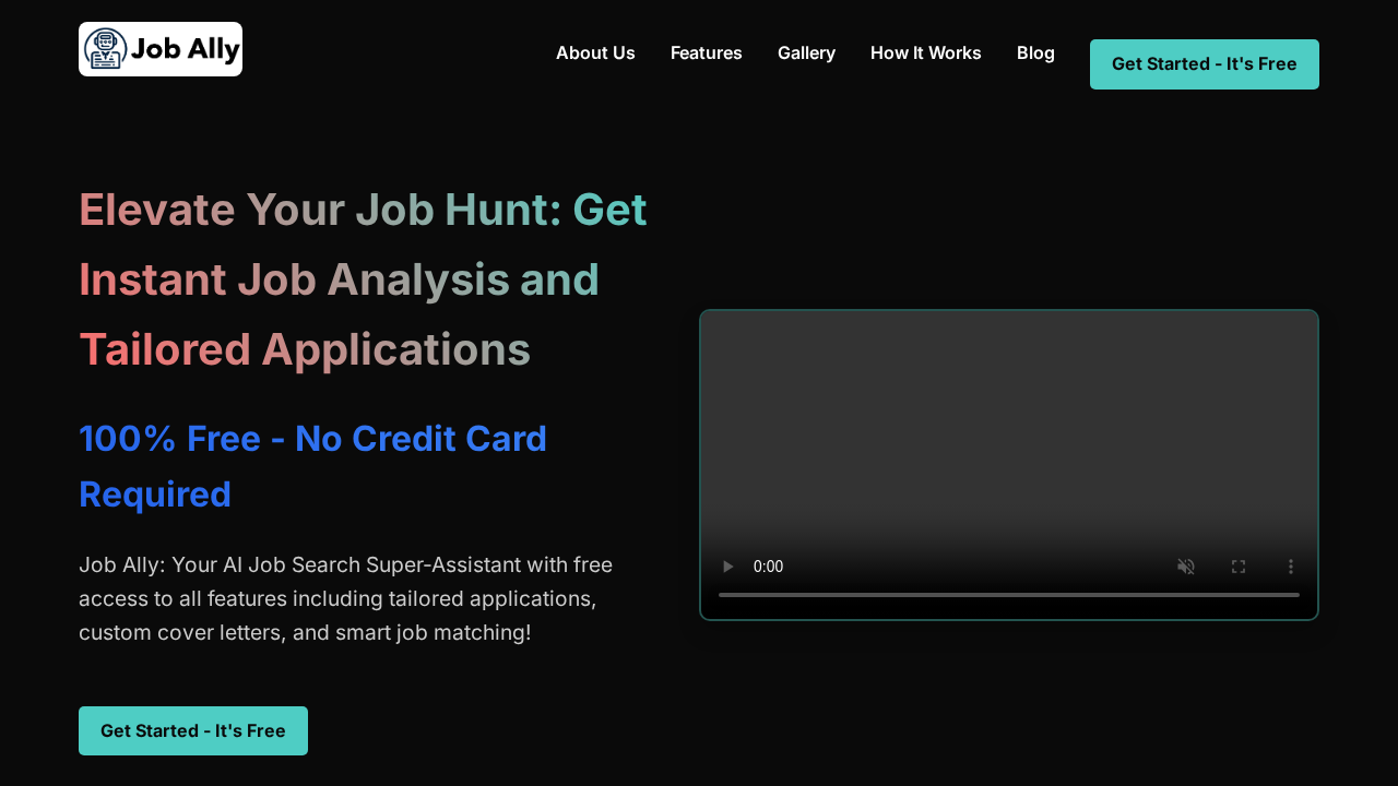 Jobally.ai screenshot