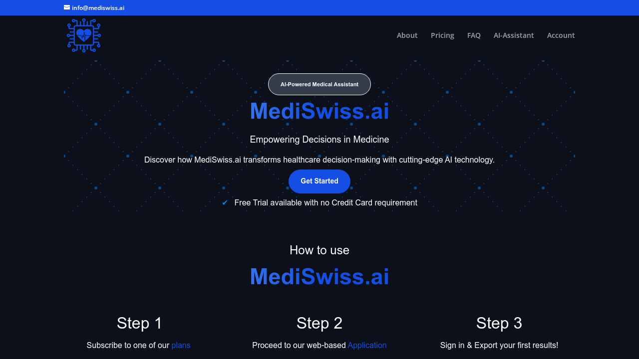 mediswiss.ai screenshot
