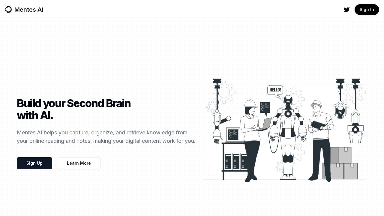 Mentes AI screenshot