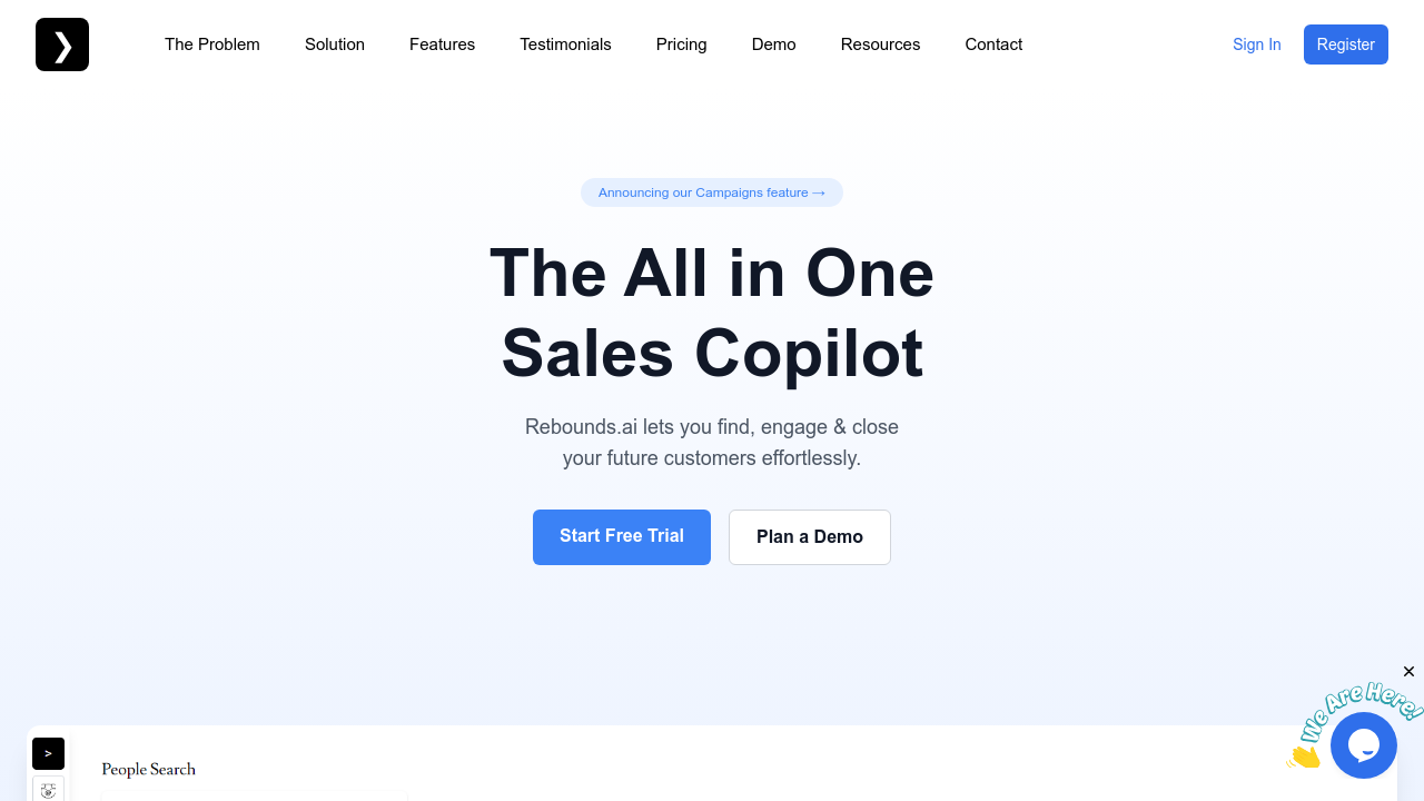 Rebounds.ai screenshot