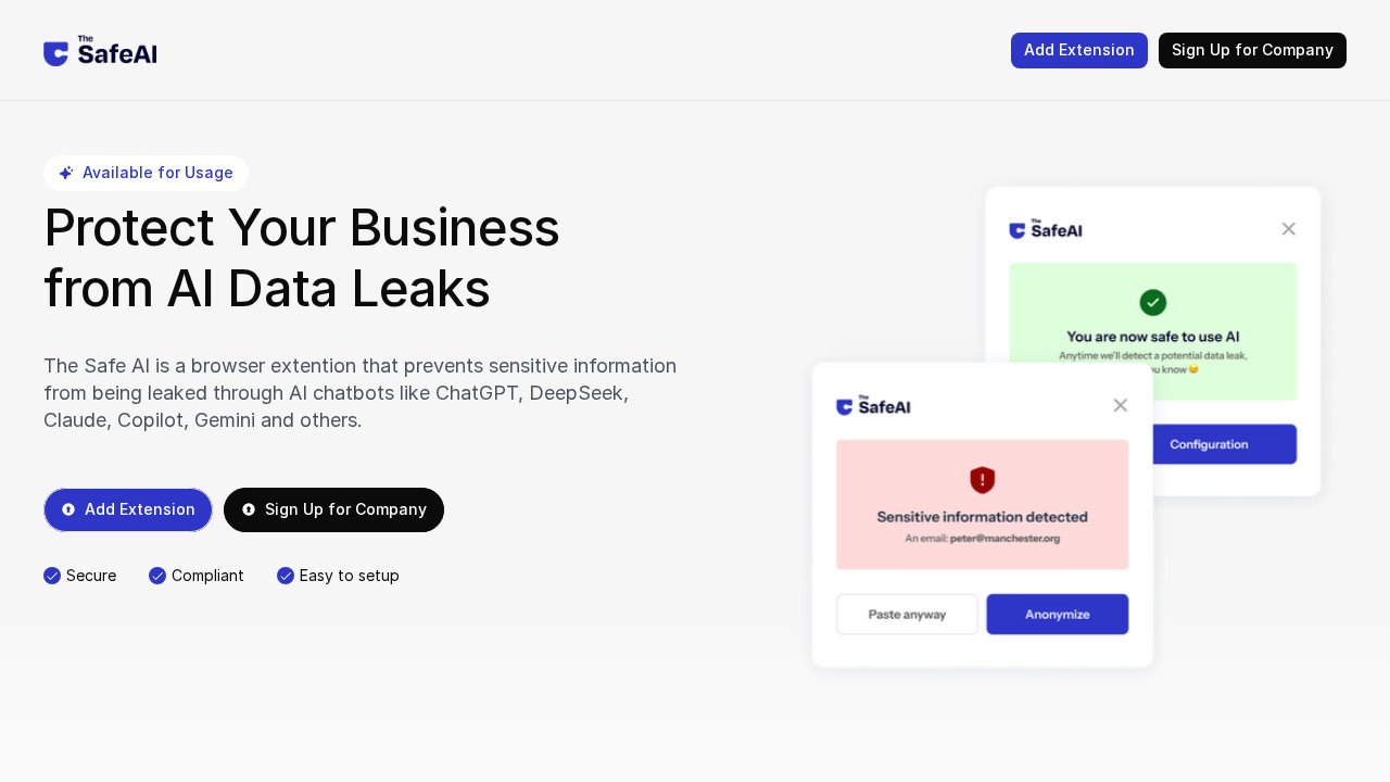 The Safe AI screenshot