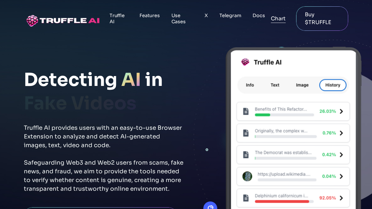 Truffle AI screenshot