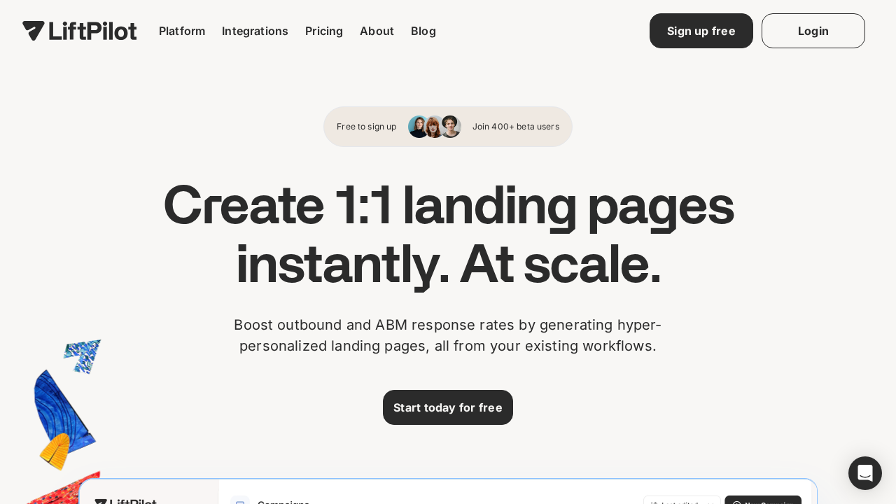 LiftPilot.ai screenshot