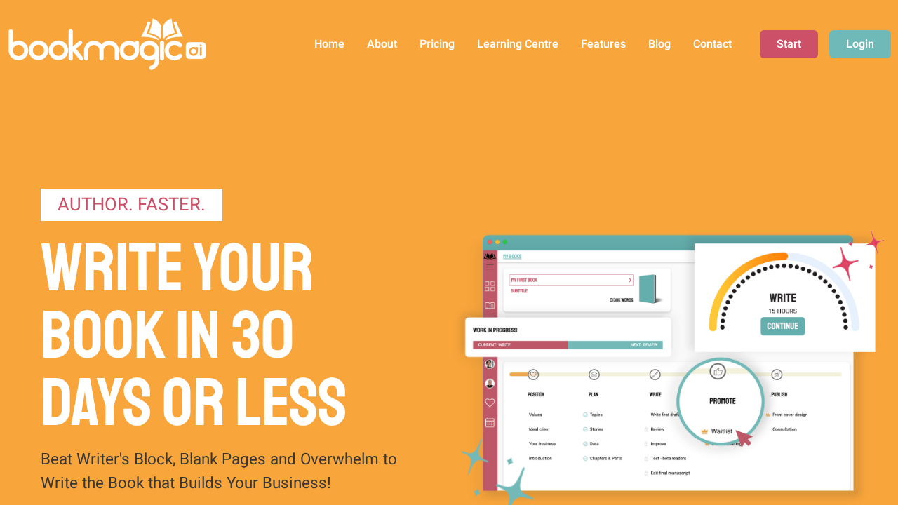 Bookmagic.ai screenshot