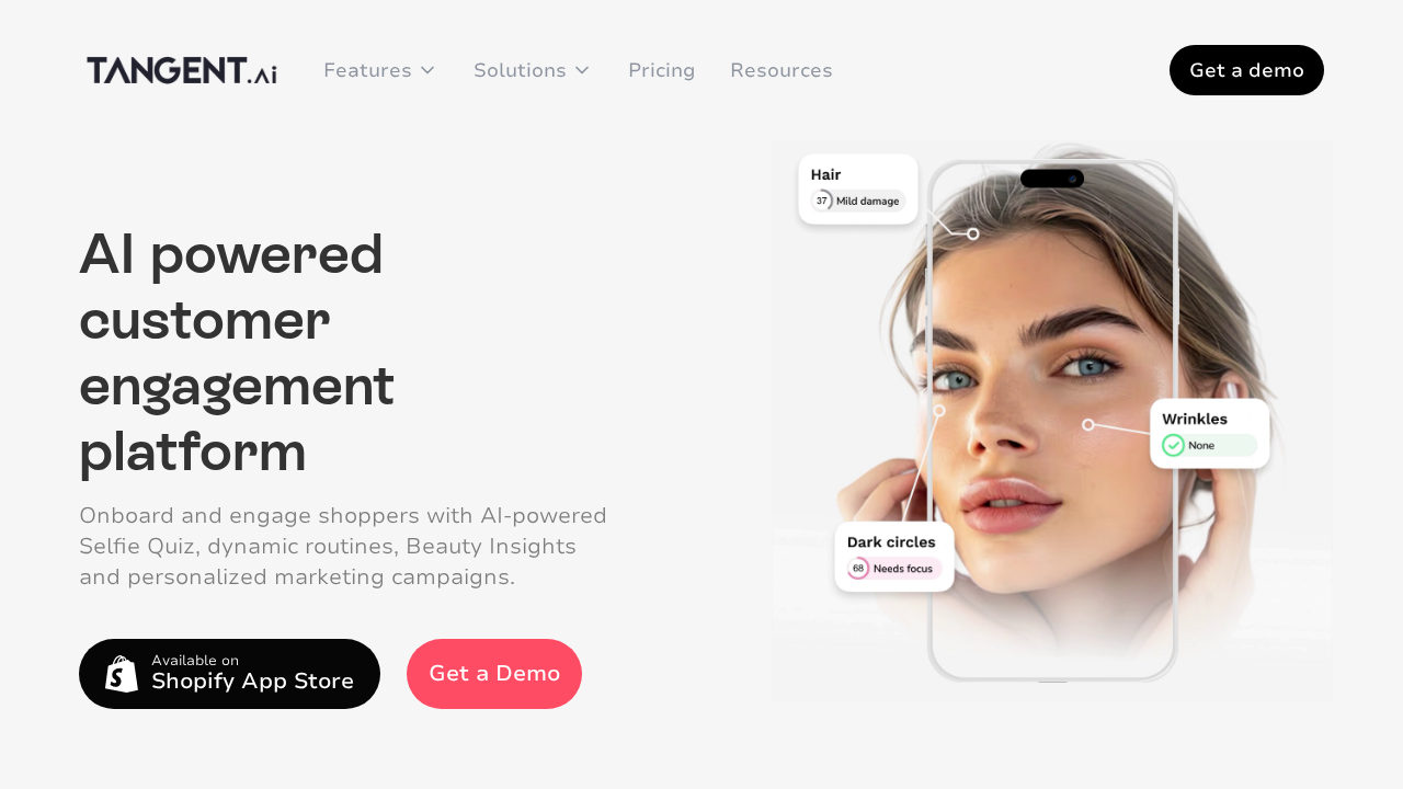 tangent.ai screenshot