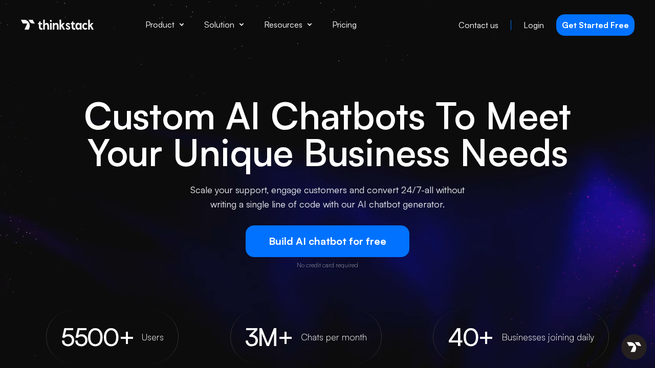 Thinkstack.ai screenshot