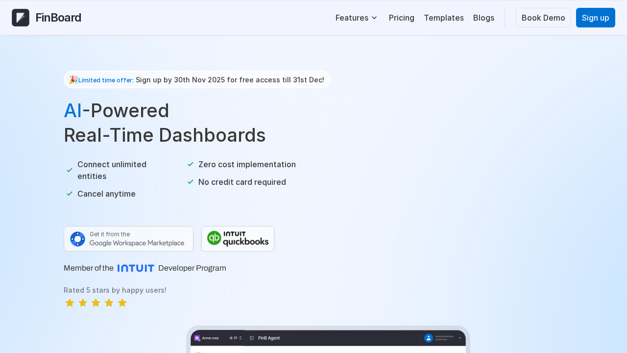 FinBoard.ai screenshot