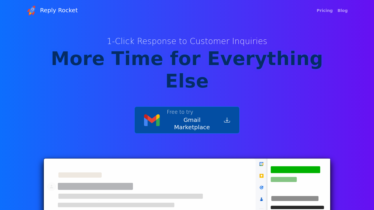 Reply Rocket screenshot