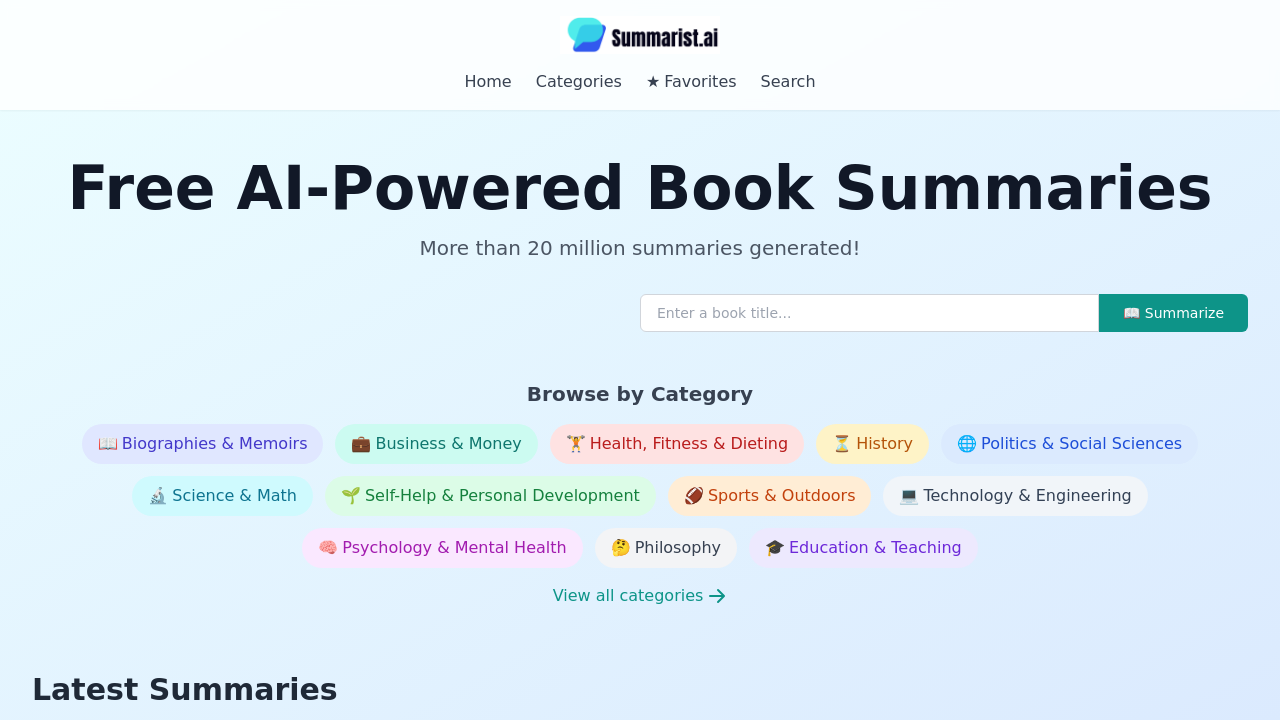 Summarist.ai screenshot