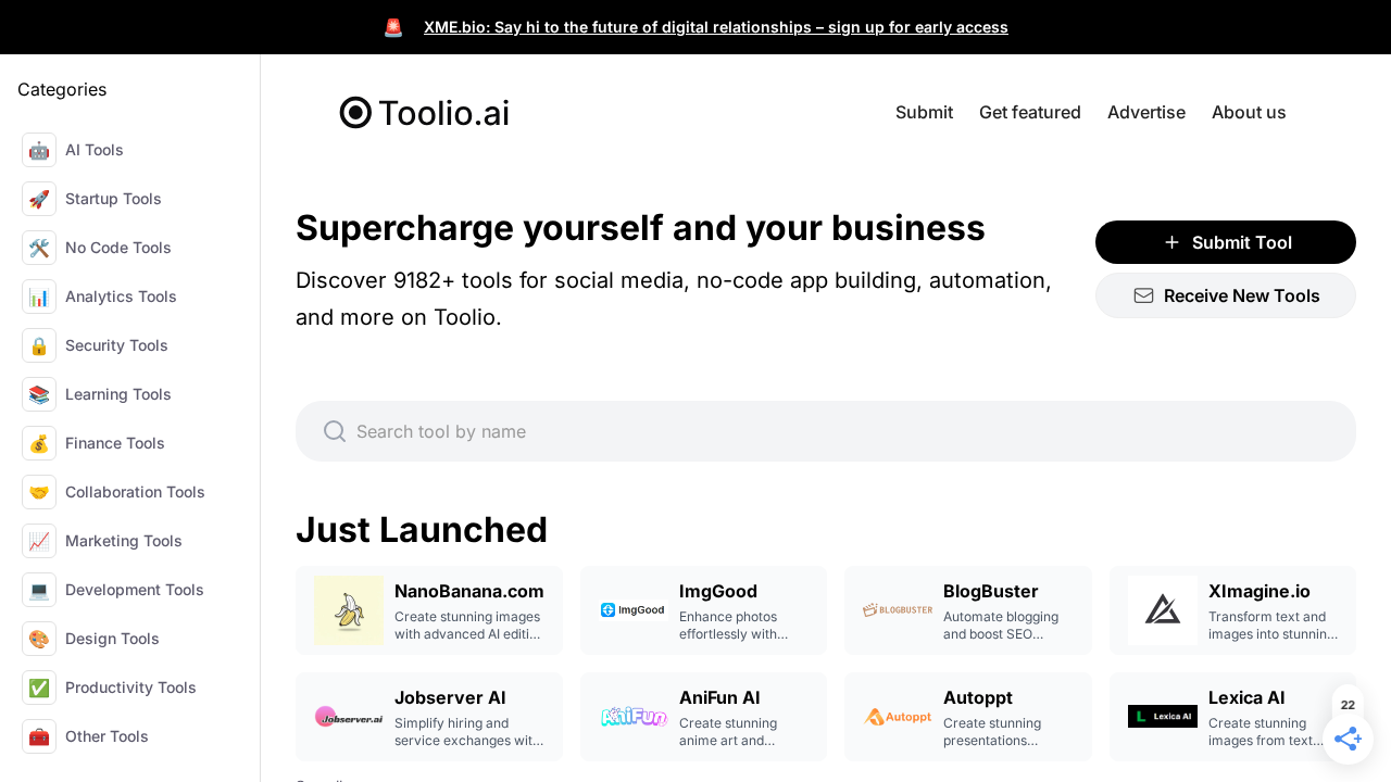 Toolio.ai screenshot